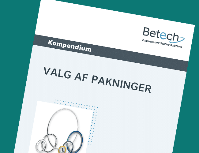 Betech produktkatalog 200 EN - Valg av pakninger. Et kompendium om pakningsteknologi, kritiske faktorer for tetningssystemer, fysiske egenskaper, materialvalg og mer.