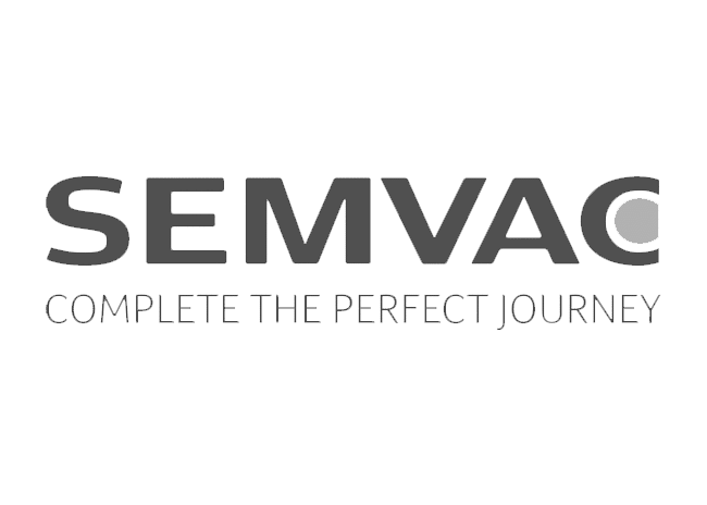 SEMVAC-Logo mit dem Slogan „COMPLETE THE PERFECT JOURNEY“.